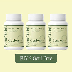 Aadya Multivitamin - Menopause Supplement for Women - Buy 3 Pay for 2