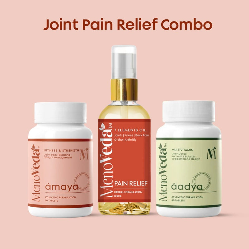 Joint Pain Relief Combo | Amaya + Aadya + Pain Relief Oil Combo | Results in 90 Days Guaranteed*