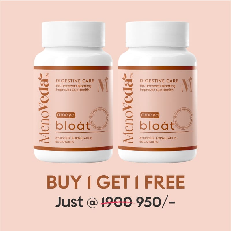 Bloat - Gut Health & IBS Menopause Supplement For Women - Reduces Bloating, Indigestion & Burping - Buy 1 Get 1 Free