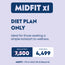 Midfit x1: Diet Plan Only