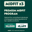 Midfit x3: Premium MIDFIT Program